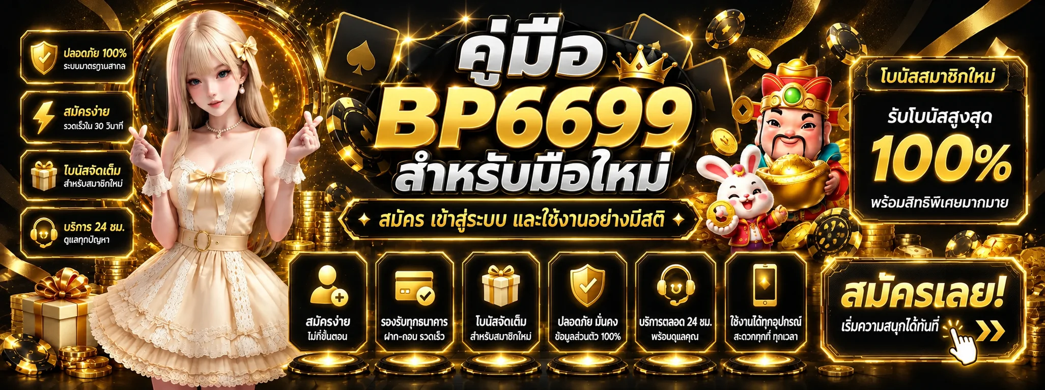 BP6699 คู่มือมือใหม่ | สมัครและเข้าใช้งาน